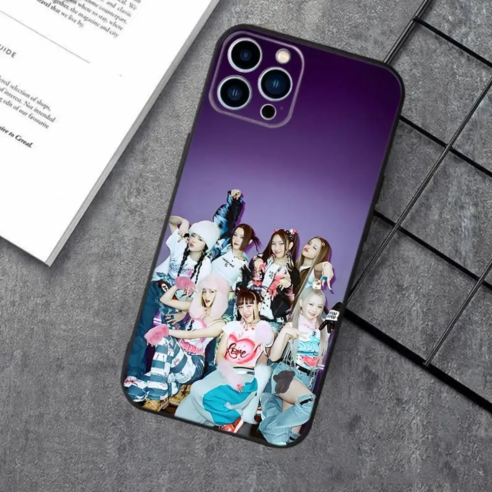 Чехол для телефона XG Kpop Group для iPhone 16e,16,15,14,13,12,11,XS,XR,X,8,7,Pro,Max,Plus,mini, силиконовый черный чехол (art.: 3920d0d8448ce) - 3920d0d8448ce