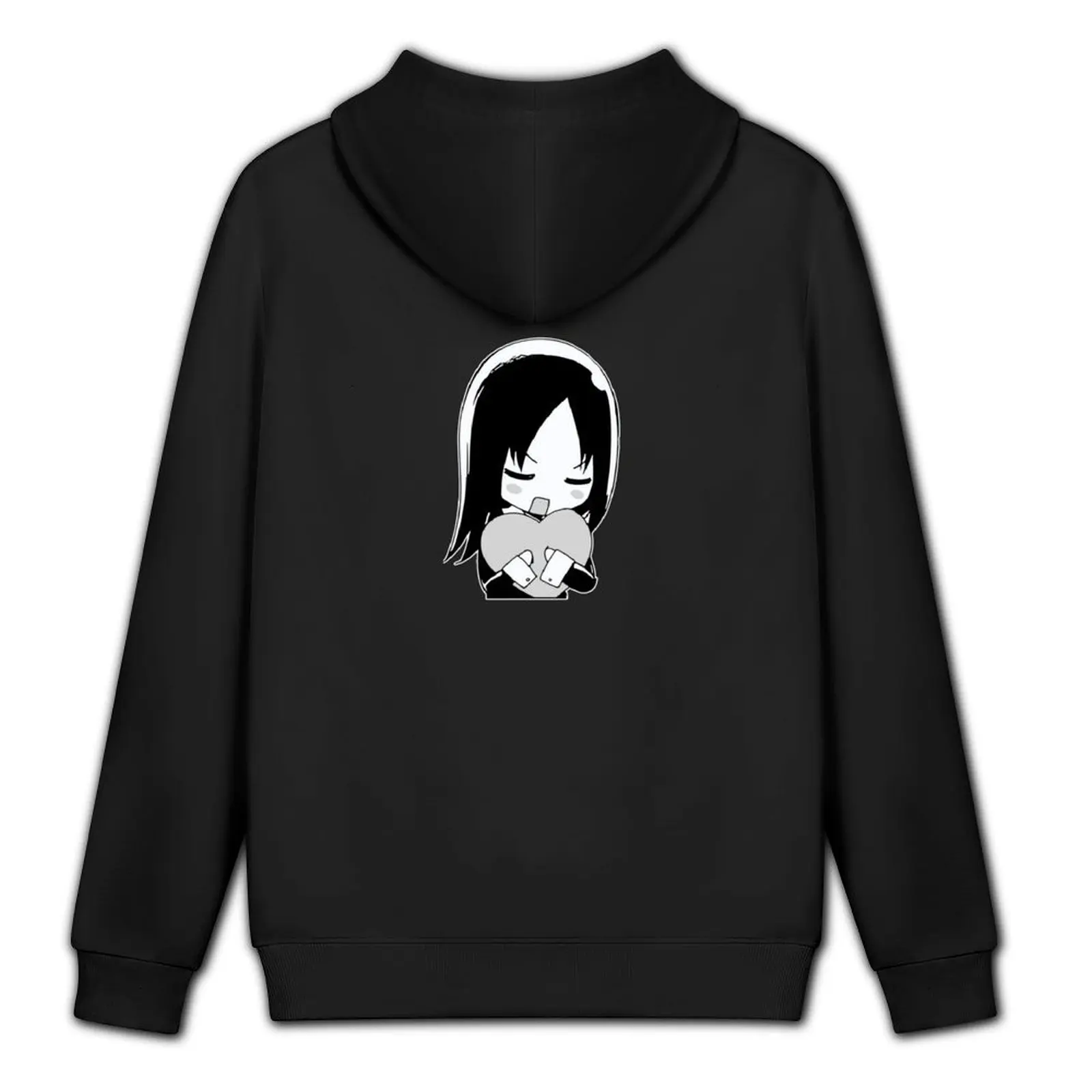 Фото Толстовка с капюшоном Chibi ice Kaguya chan, мужская одежда, мужская дизайнерская одежда, мужская осенняя одежда, пуловер, толстовки №5