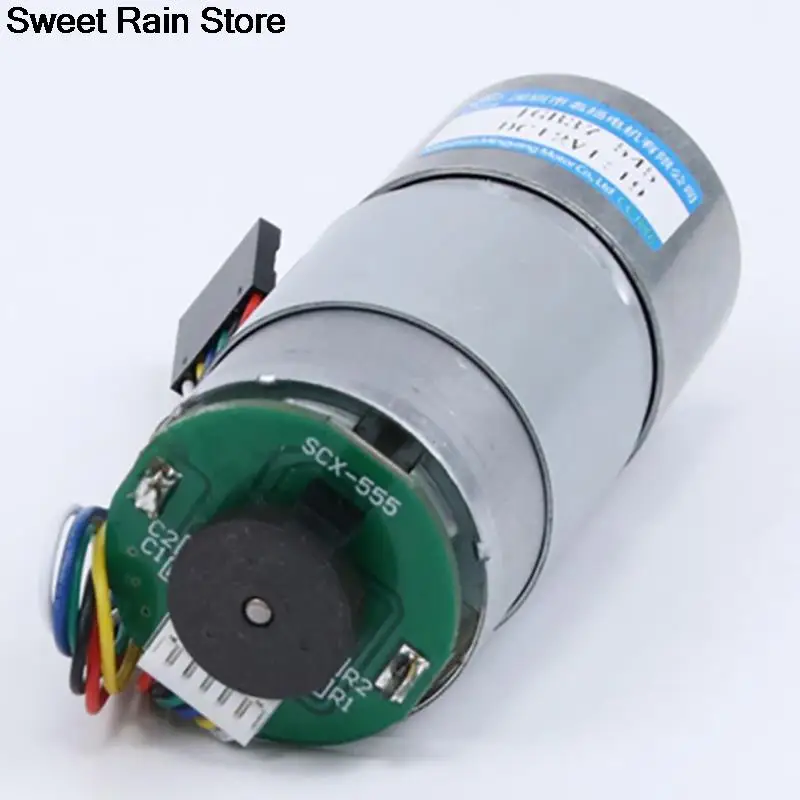 Фото 37-мм двигатель Roda Gigi DC dengan Encoder Hall JGB37-545B 30.000epatan Tinggi Dapat Disesuaikan Xo CW CCW Motor L Iotion Mikro №4