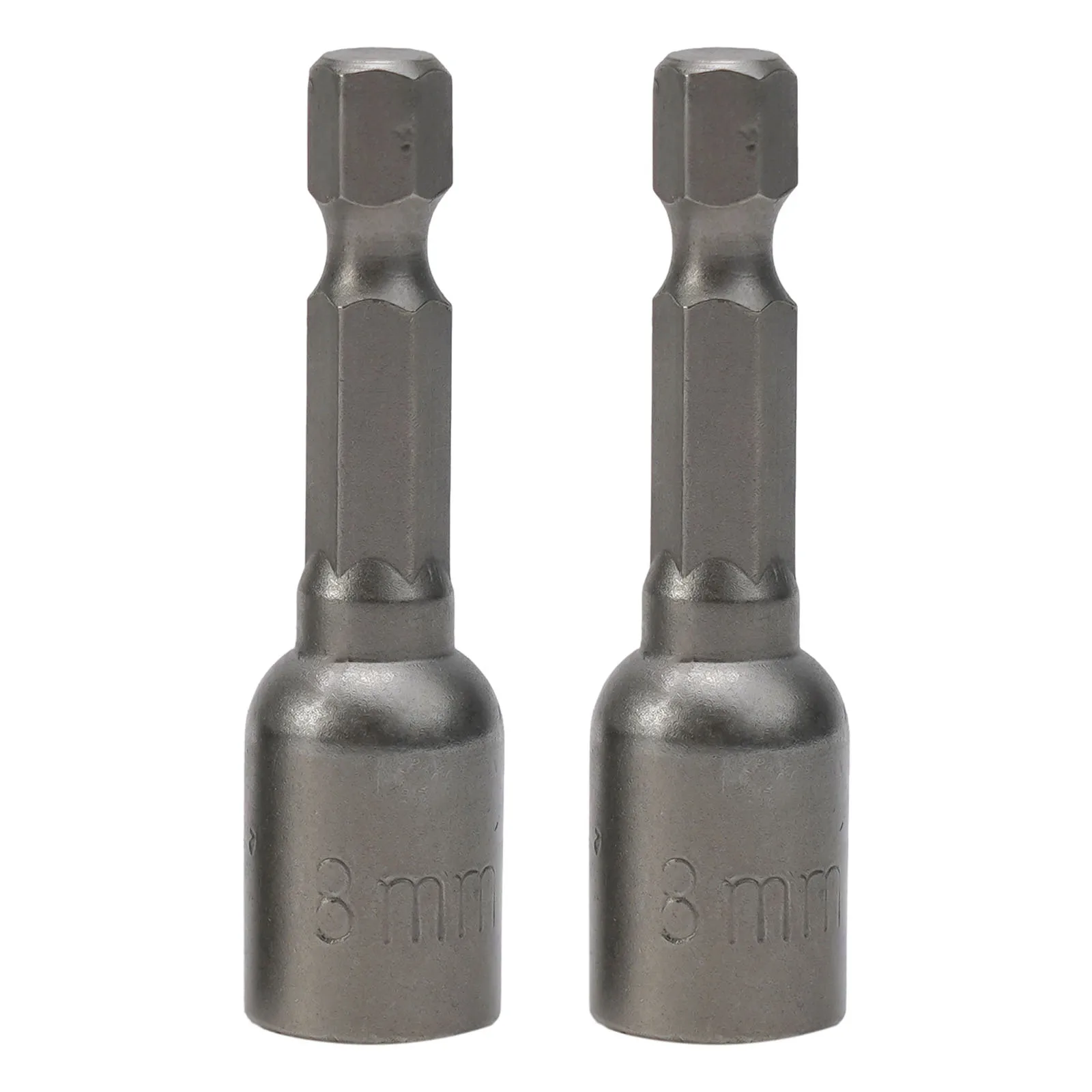 Фото 2PCS 6-13mm Socket Nut Screwdriver 1/4in Hex Electric Drill Bit Quick Release Power Nut Driver Socket Adapter №2