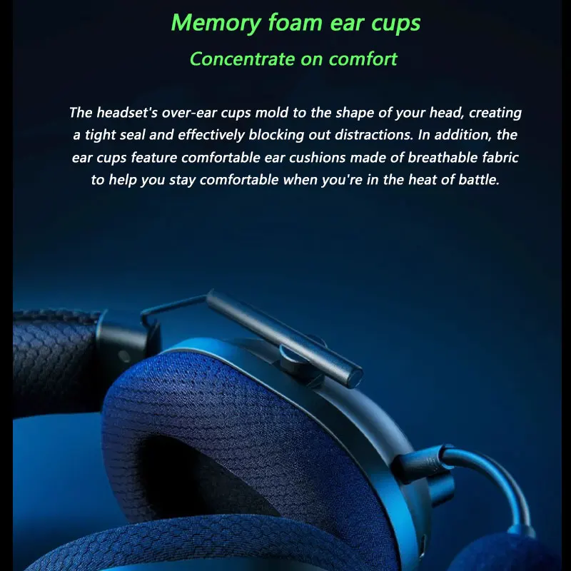 Razer BlackShark V2 Pro 2.4G+ Bluetooth-беспроводная игровая гарнитура премиум-класса для киберспорта с беспроводной технологией HyperSpeed (art.: 3920cb7d11b63) - 3920cb7d11b63