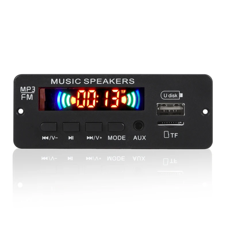 Фото Плата декодера MP3 WPE 12 В, аудио модуль, USB TF радио Bluetooth5.0, беспроводной музыкальный Автомобильный плеер с дистанционным управлением №5