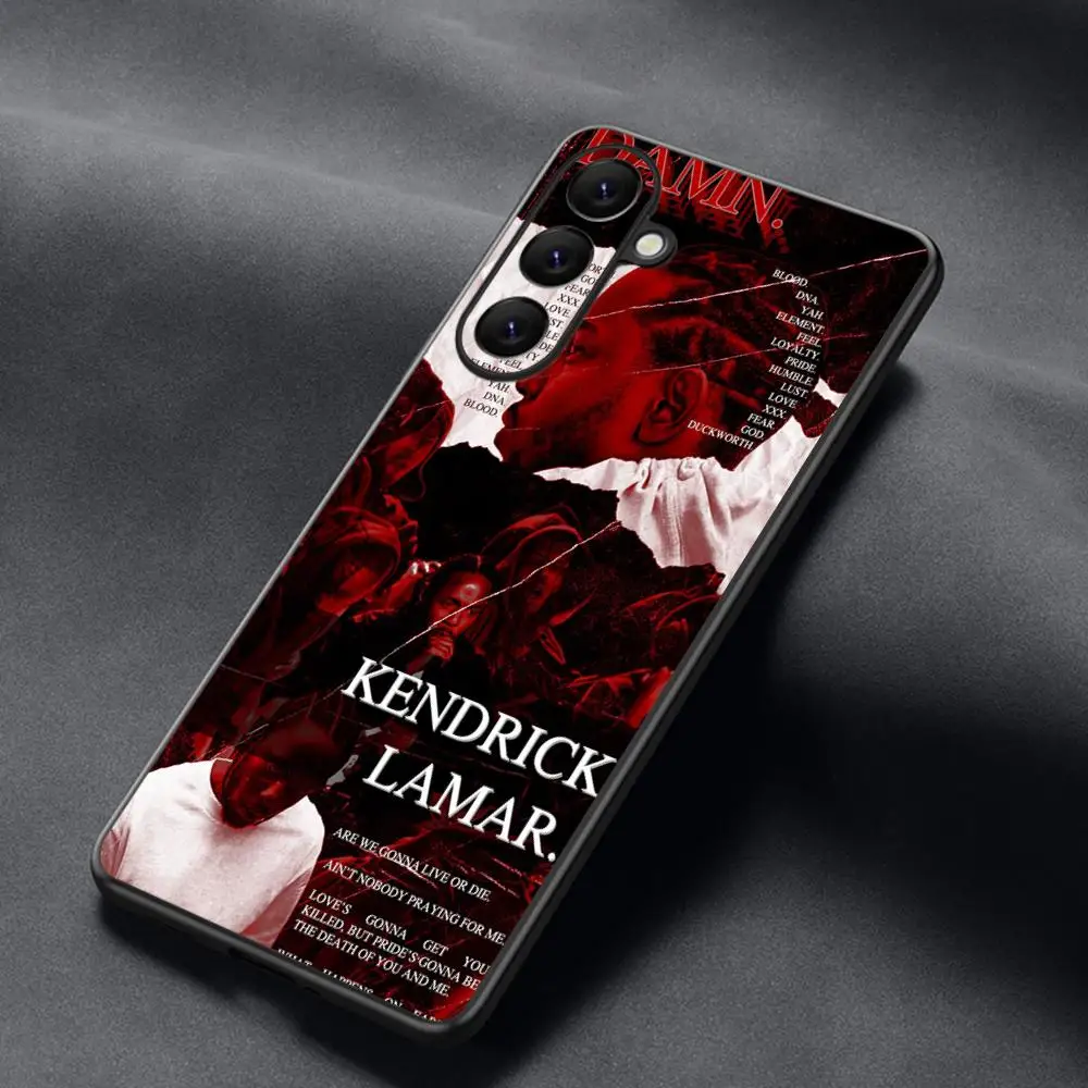 Фото Kendrick Lamar горячий певец узор ins Чехол для телефона для Samsung Galaxy S25 S24 S23 S22 S21 S20 Plus Ultra Note20 Мягкий черный №3