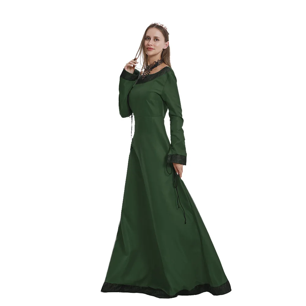 Фото Хэллоуин, косплей, вампир, Mewah IR, Pengadilan покупки, пертенгахан, Wanita Eropa Gaun, Elegan, резиновый, безразмерный, Vintag №5