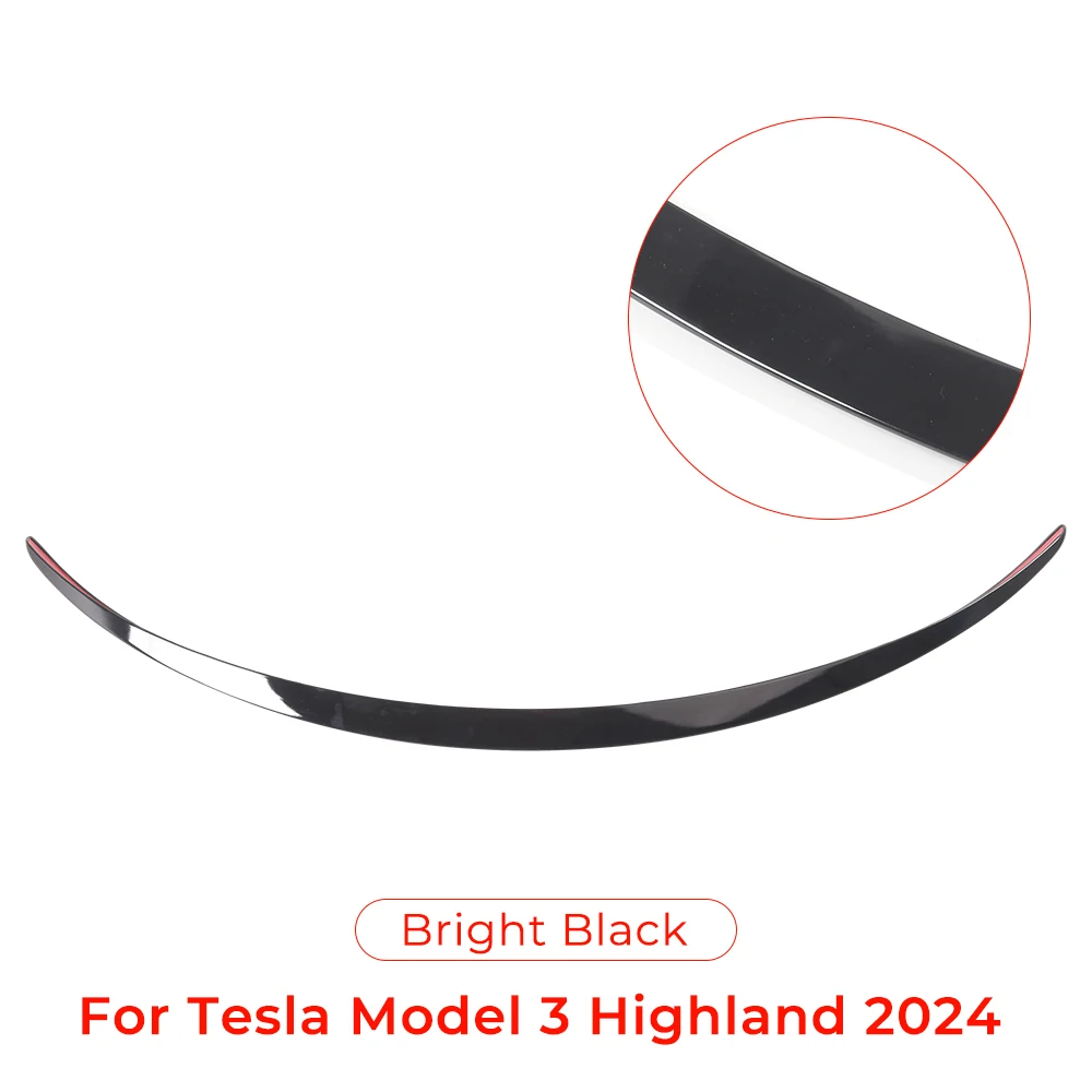 Автомобильный задний спойлер для багажника из углеродного волокна для Tesla, новая модель 3 Highland 2024, заднее крыло, яркий матовый углеродный узор, черные аксессуары (art.: 3920c66b46fd7) - 3920c66b46fd7