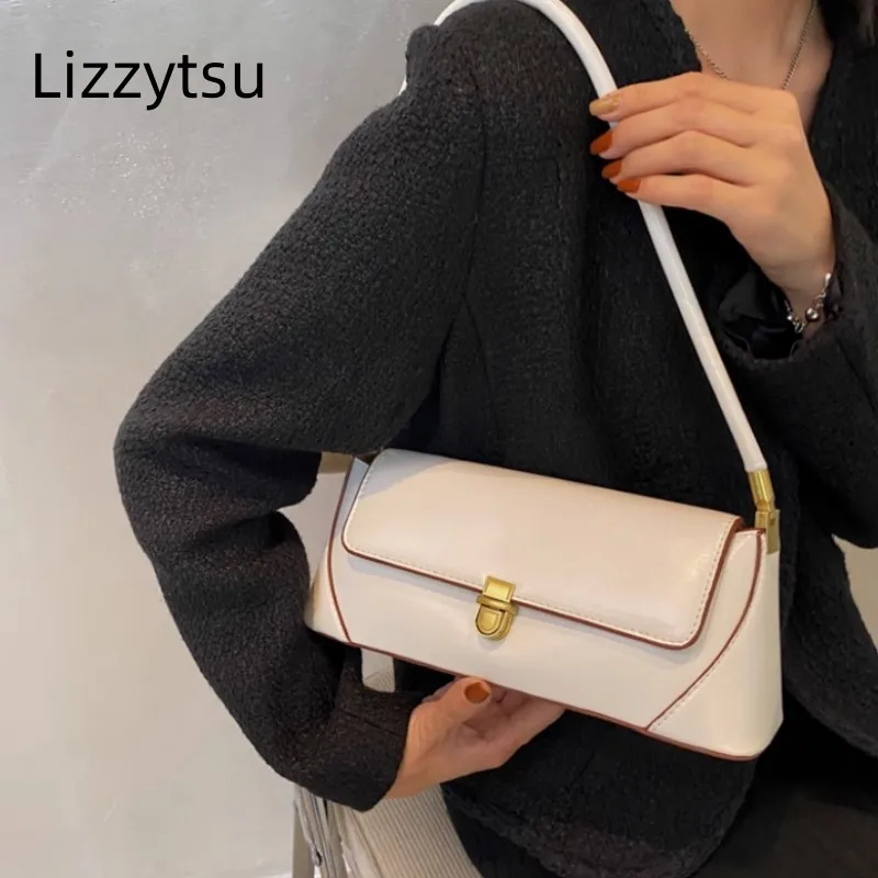 Lizzytsu дизайнерская роскошная квадратная сумка винтажная повседневная сумка на плечо женская мягкая из искусственной кожи Easymatch уличная повседневная однотонная корейская сумка