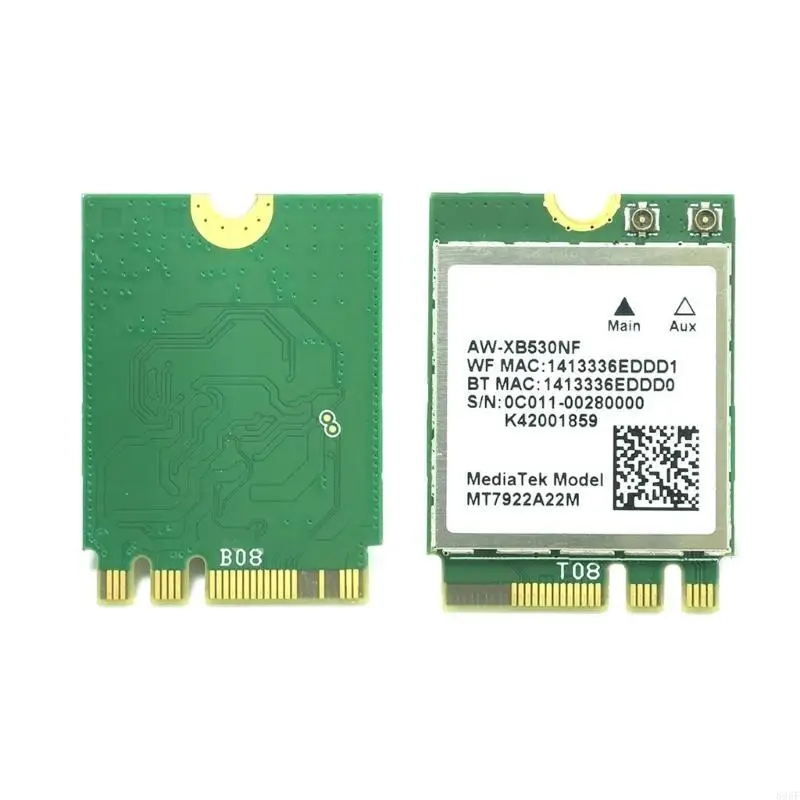 Фото 896F AW-XB530NF MT7922 WiFi6e 2.4G 6G Компьютерная беспроводная сетевая карта BT5.2 №4