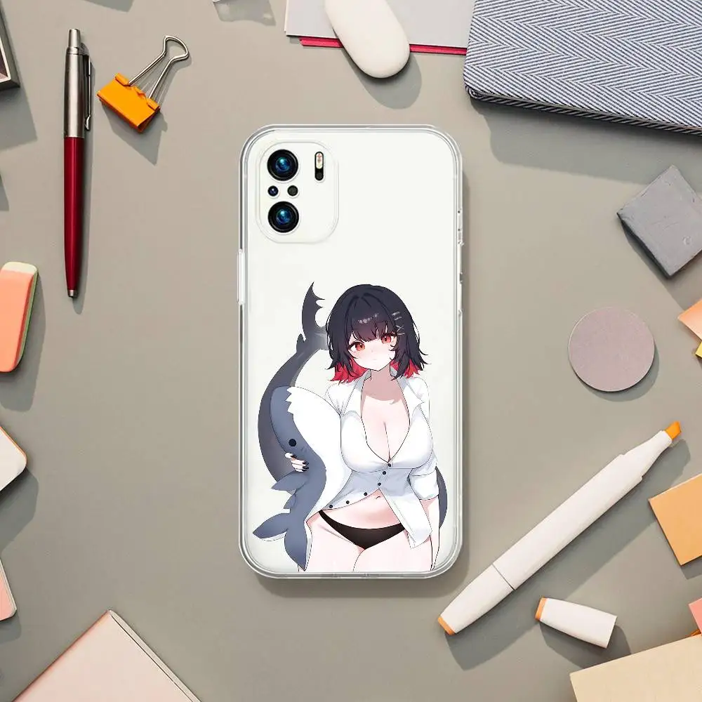Фото Чехол для телефона Zenless Zone Zero Ellen Joe для Xiaomi 11 Redmi Note 11 5G 8T 9A 9 10T Note8Pro Note9 12SUltra, прозрачный чехол №4