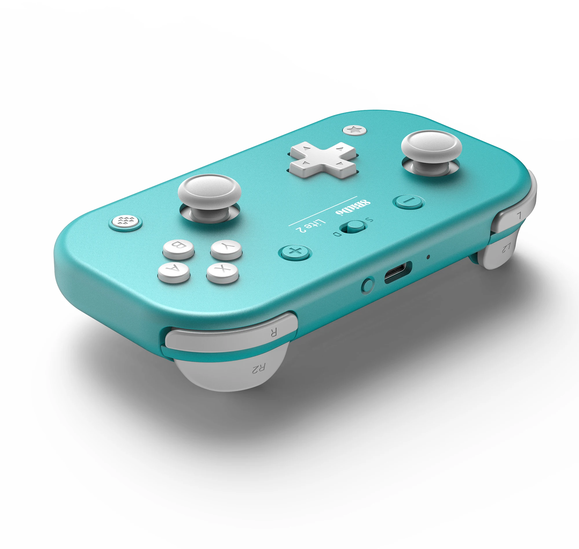 Фото 8BitDo Lite 2 Bluetooth-геймпад-контроллер с вибрацией Беспроводная игра для Raspberry Switch Windows Steam Raspeberry Pi розовый №5