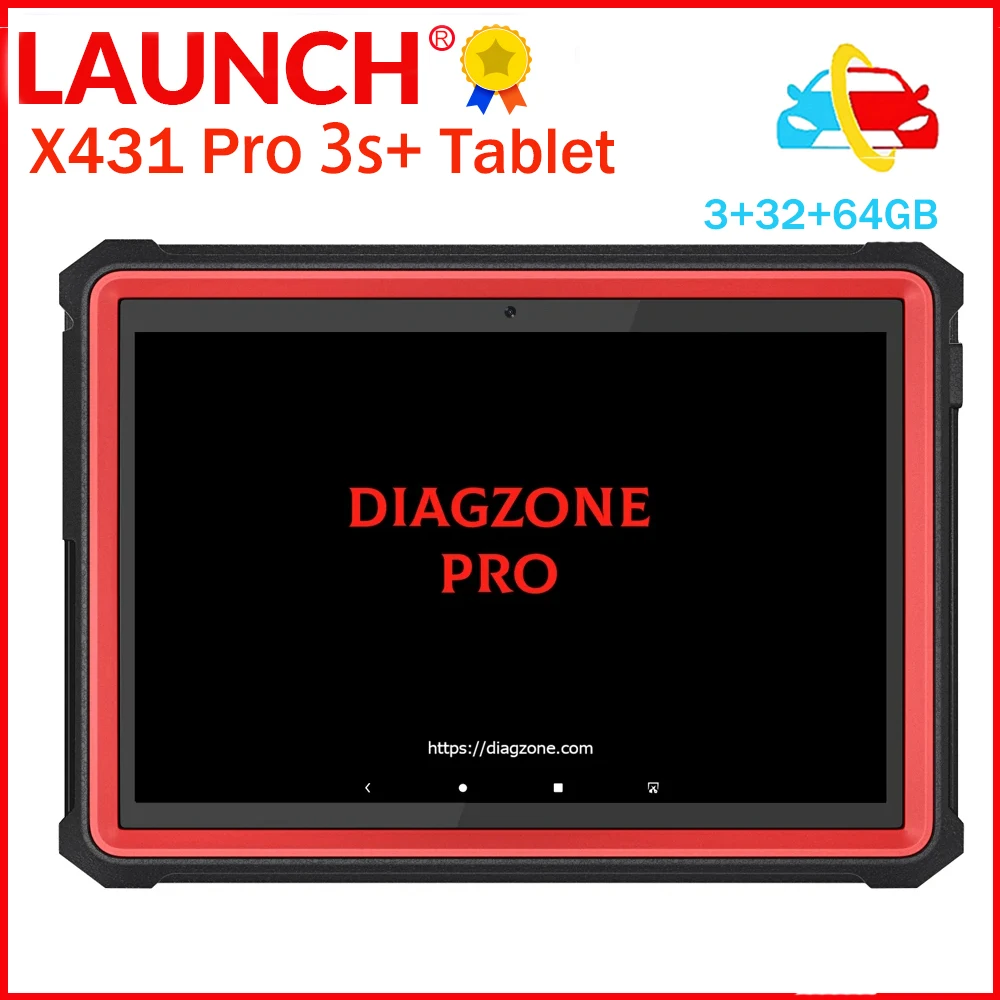 Диагностический сканер Launch Tablet X431 Pro3S +, диагностический прибор для диагностики автомобиля, 3 Гб ОЗУ, 64 ГБ
