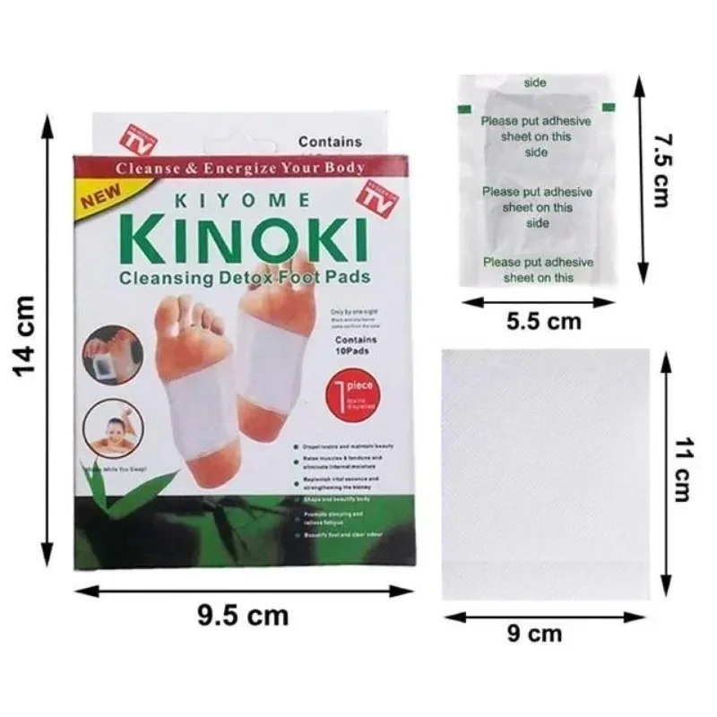 Фото Tuhopeta Korea Kinoki Herbal Foot Pads Detox Leg Health Foot Spa Care Set для комфортного сна и контроля влаги Sleep Well №4