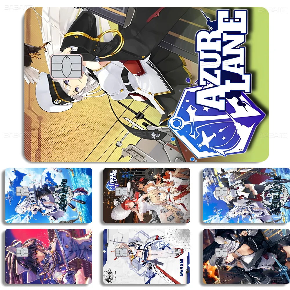 Матовая пленка для видеоигр A-Azur L-Lane, наклейка на кожу для кредитных карт, банковская дебетовая автобусная карта
