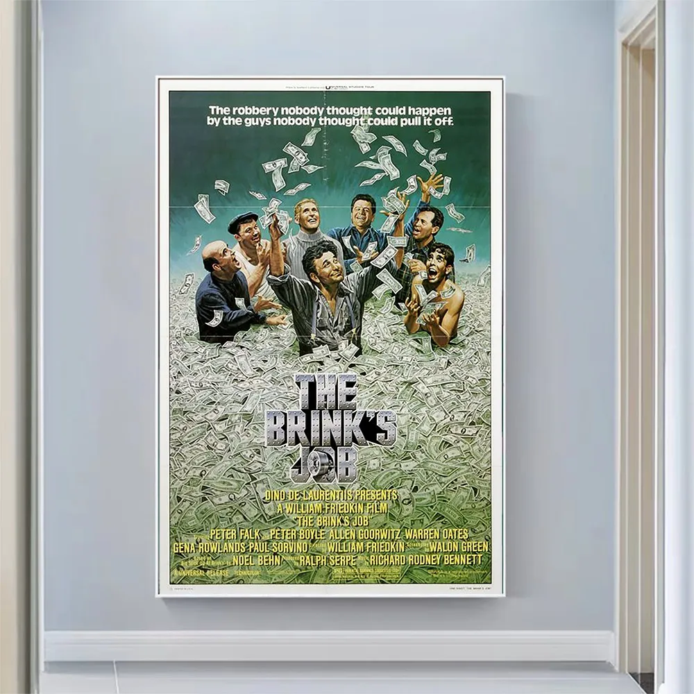 V2835 The Brink's Job, винтажный классический фильм, настенная шелковая ткань, HD постер, художественное украшение для дома, подарок
