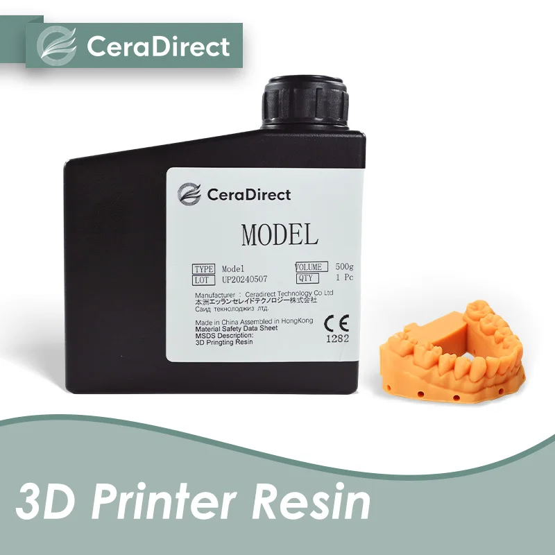 Ceradirect стоматологический 3D принтер, смола, временная Корона, УФ направляющая пластина, фотополимер, смола, ЖК 3D печать, 500 г