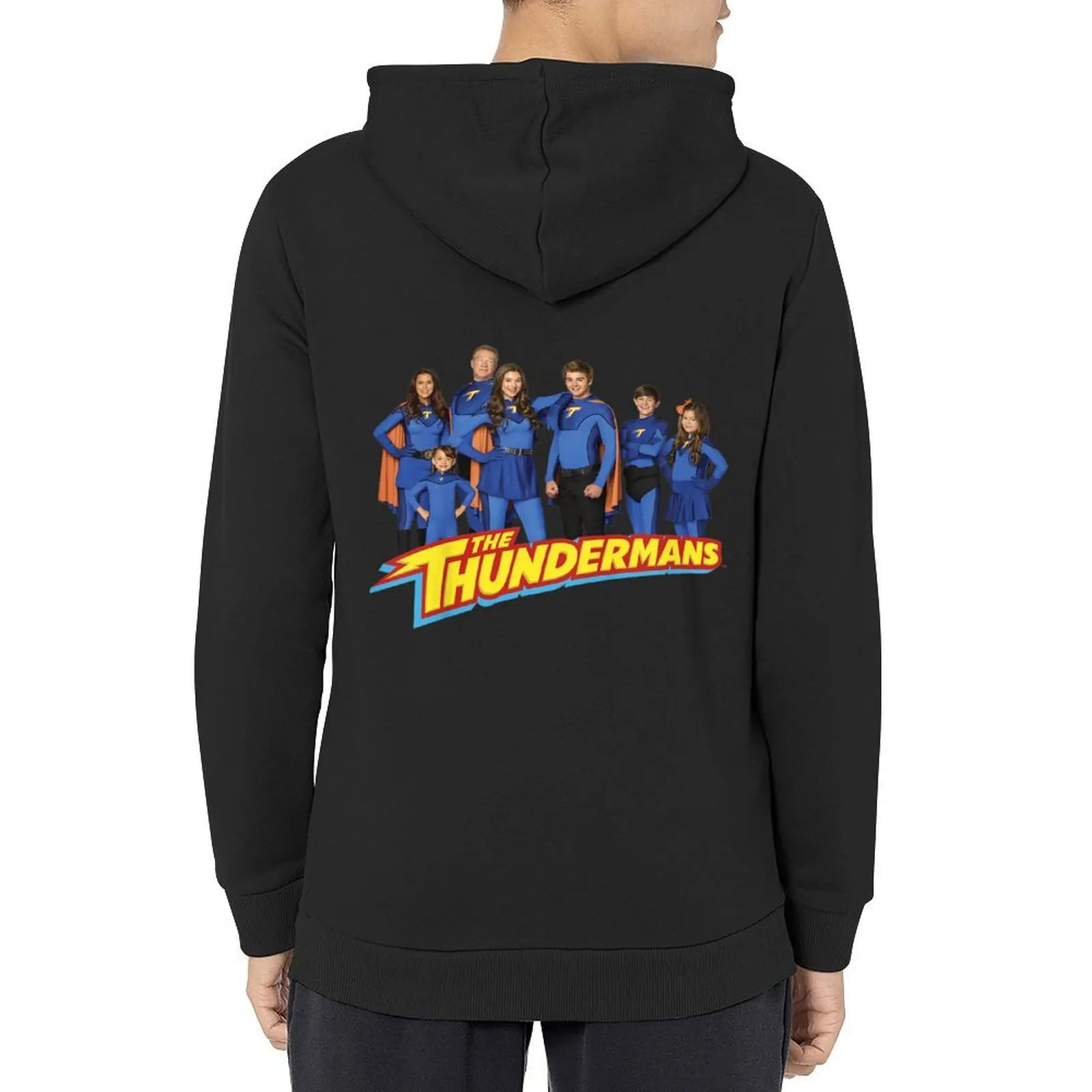 Толстовка с капюшоном Thundermans, мужская осенняя одежда, корейская одежда, осенняя куртка, мужская одежда в стиле аниме, мужская толстовка