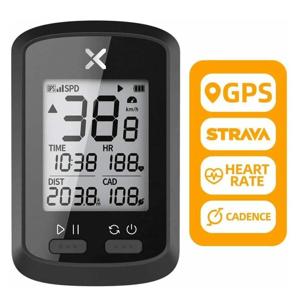 Велокомпьютер XOSS, G + беспроводной GPS Спидометр, водонепроницаемый шоссейный велосипед, горный велосипед, Bluetooth ANT + с компьютерным контролем ...