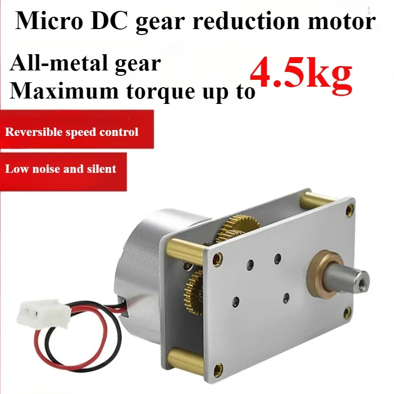ZB4124-300 DC 6V 27RPM электромотор, мини-двигатель, редуктор редуктора с высоким крутящим моментом, мотор с редуктором 3V 6V