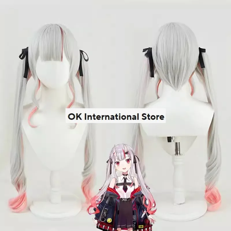 Аниме виртуальный YouTuber Nakiri женский костюм VTuber Hololive с капюшоном спортивная одежда пальто парик женский сексуальный Повседневный женский костюм (art.: 3920c8582d900) - 3920c8582d900