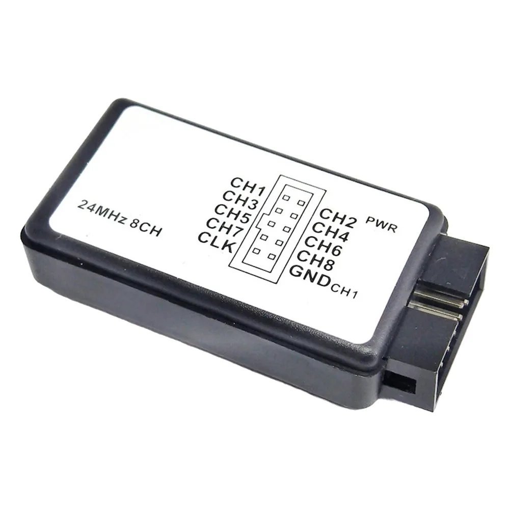 Фото Логический анализатор USB, образцы 24 м, 8 каналов, поддержка индивидуального протокола для сценариев связи для ARM и FPGA №2