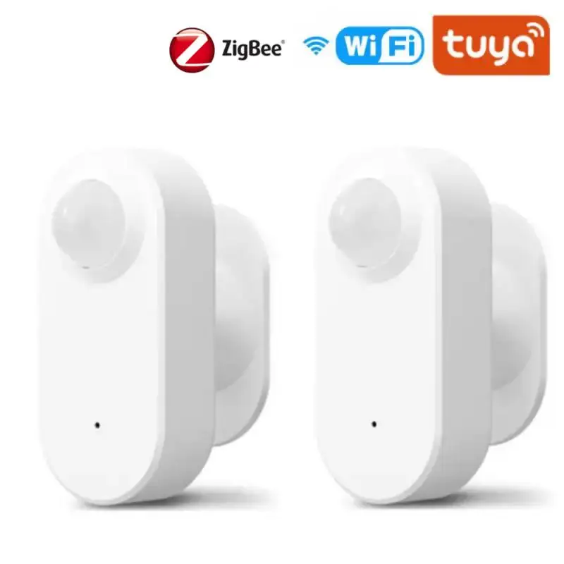 Датчик движения Tuya Wi-Fi Zigbee, умный детектор движения человеческого тела, охранная сигнализация, управление через приложение