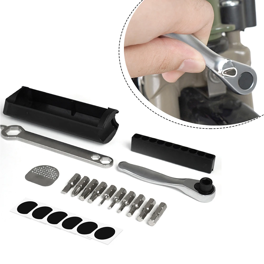 Folding Bicycle Hidden Tool Set 140x35mm Frame Inner Key Storage Box For Brompton Bike Maintenance Accessories