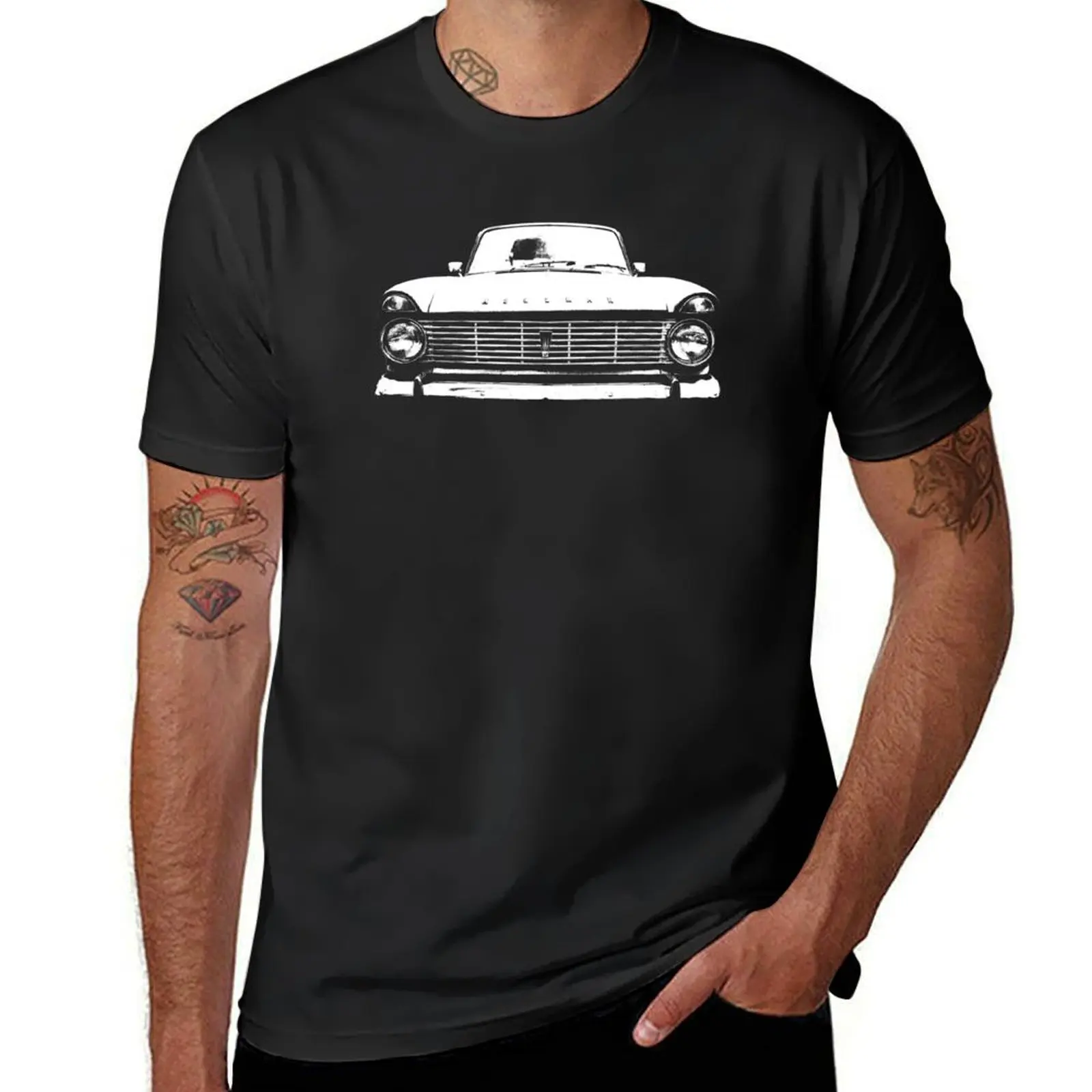 Белая футболка Hillman Super Minx в стиле 1920-х, классический моноблок с машинкой, спортивные футболки для фанатов, графические футболки, винтажная одежда, мужская одежда