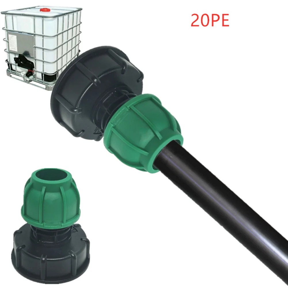 1 шт., бак для выхода Mdpe с удлинителем (S60x6), чтобы вывести Mdpe из бака, пластиковый резьбовой соединитель, Садовые принадлежности