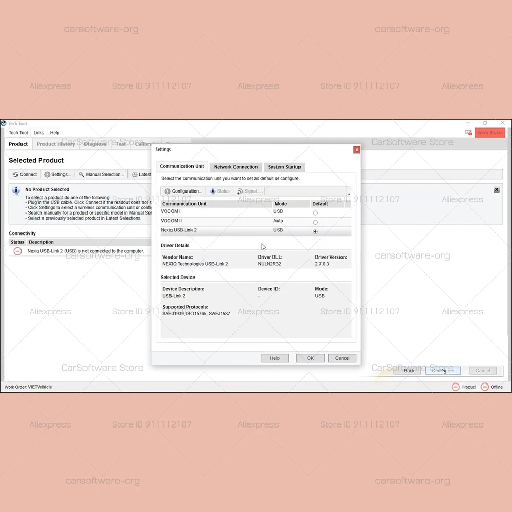 Фото Последний обновленный Vollvo Trucks Diagnostic Software Tech Tool V2.8.150 для премиум-класса Vocom с помощью видео по установке и активации №5