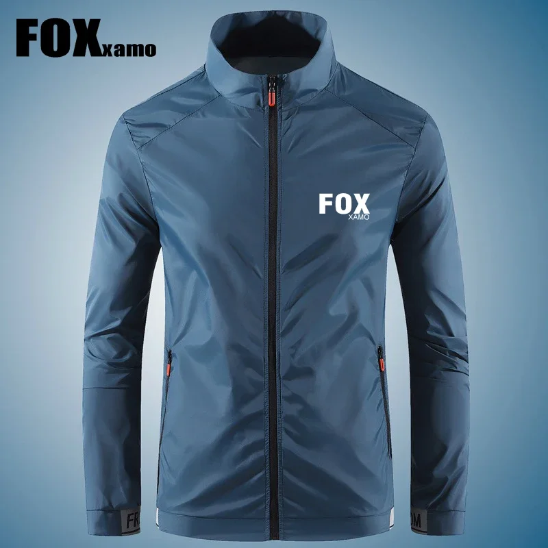 Мужская велосипедная ветрозащитная куртка FOX xmo для горного велосипеда, водонепроницаемая одежда с длинным рукавом, ветрозащитное пальто для горного велосипеда, эндуро