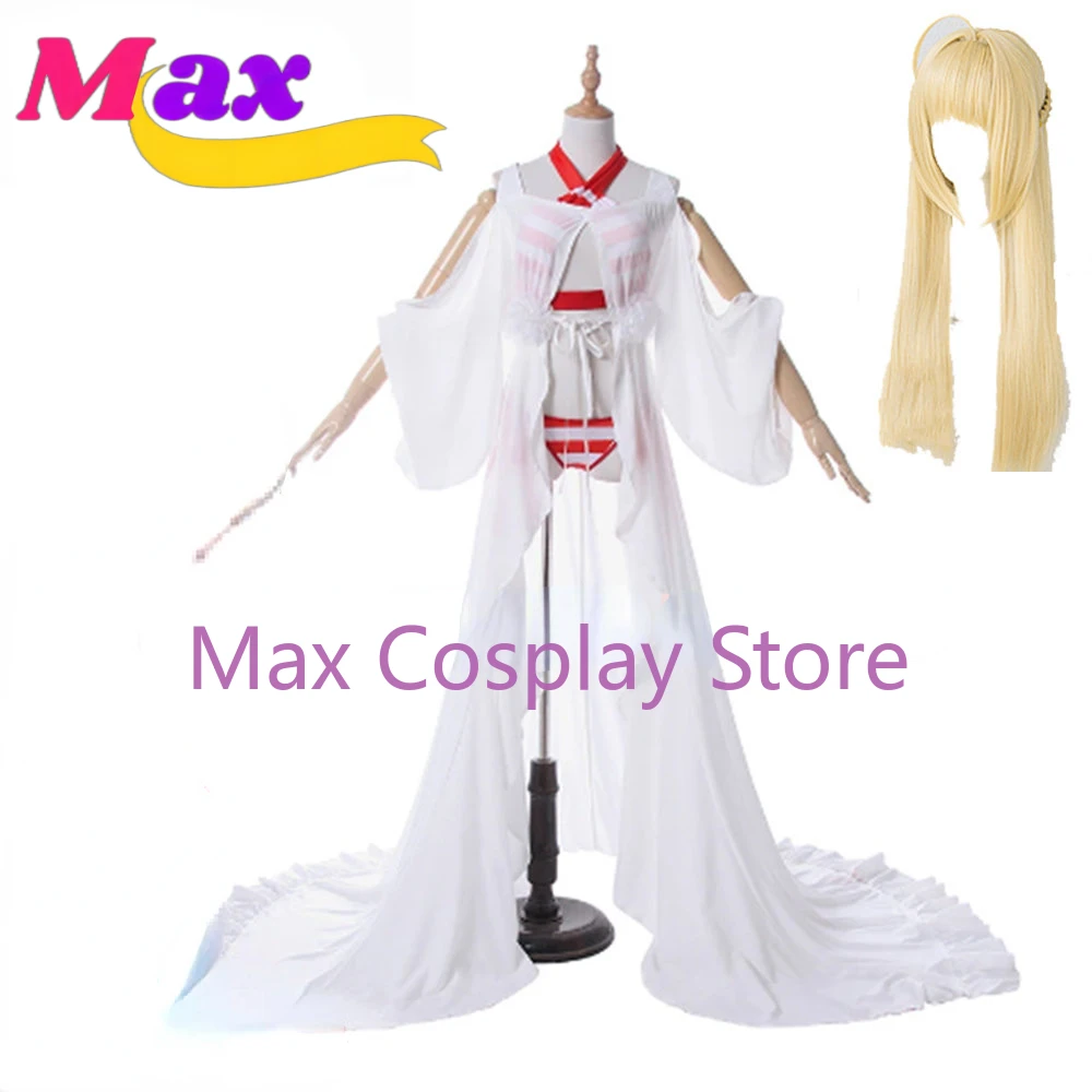Max Nero Claudius Caesar Augustus купальник косплей костюм сексуальное бикини Fate/Extra Saber косплей костюм купальники нестандартного размера