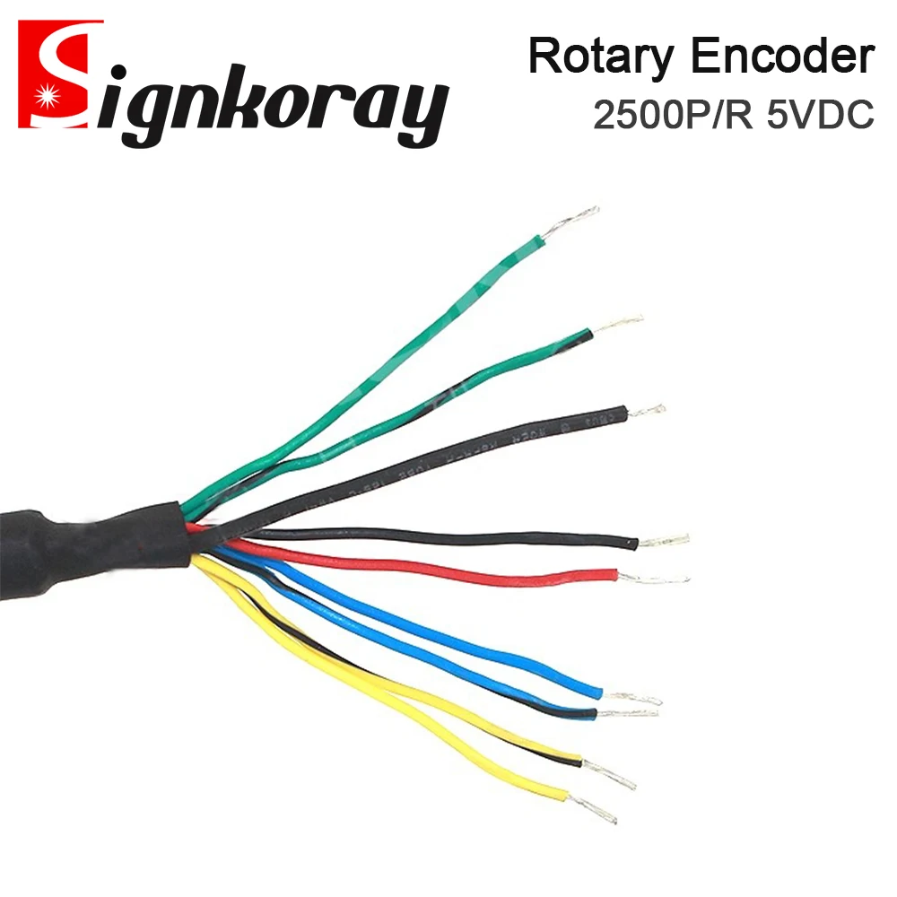Фото SignkoRay сервомотор кодировщик 2500P/R 5VDC EI35E9-2500 Series для комплектов сервомоторов переменного тока с ЧПУ №2