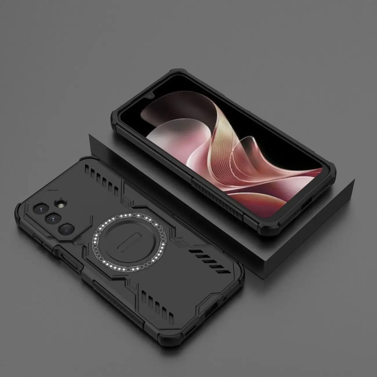 Высококачественный магнитный охлаждающий чехол для телефона Samsung Galaxy M36 A07 A56 S25 Plus S25 Ultra S25 Edge A26 M56 A36 A15 Чехлы