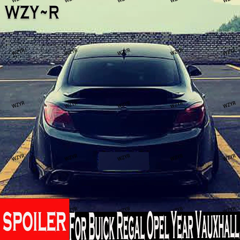 Для Buick Regal Opel Year Vauxhall 2009-2013 модифицированный спойлер из настоящего углеродного волокна, отделка багажника, задний спойлер в стиле JDM