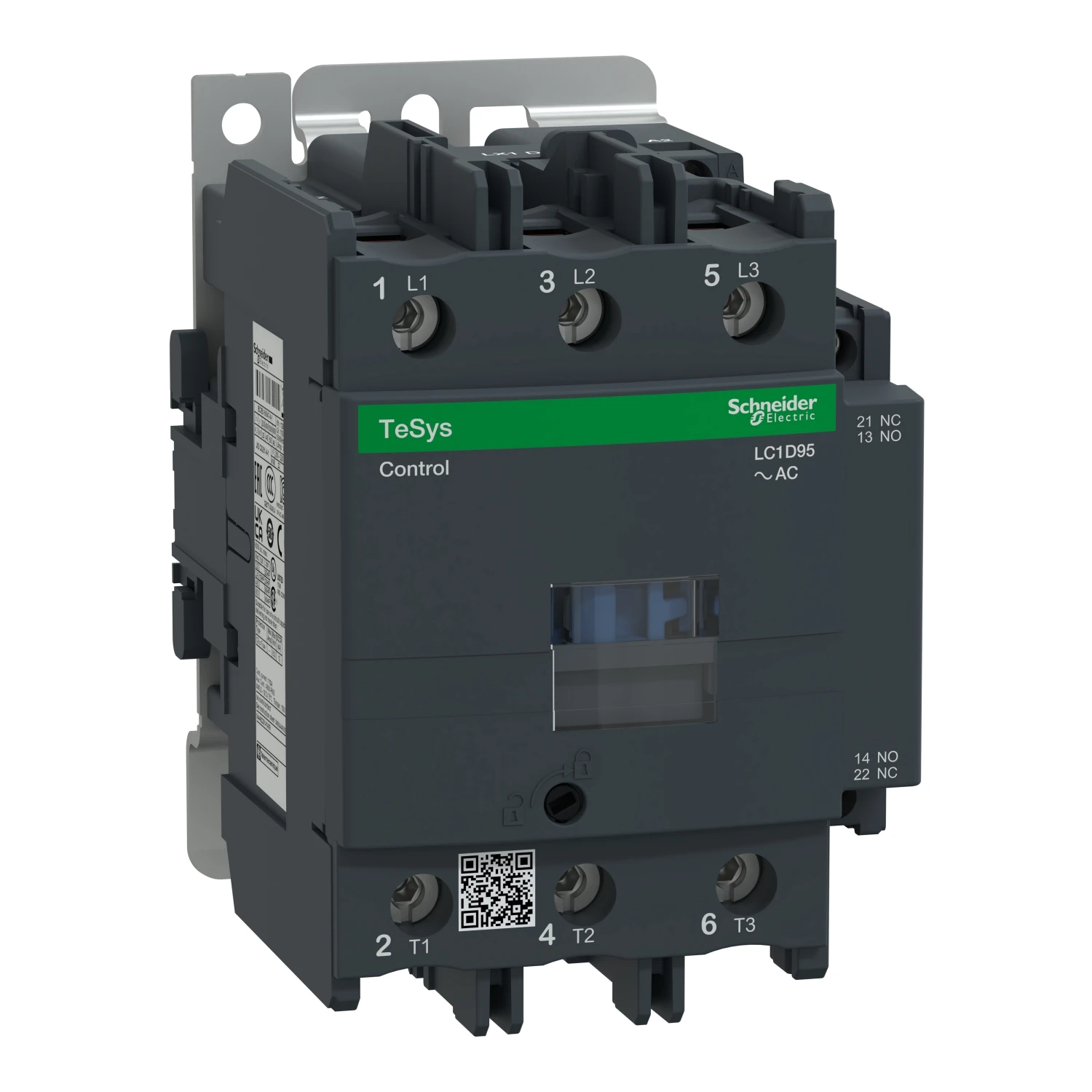 Контактор LC1D95 LC1D95F7 — 3P (3 НО) — AC-3 — = 440 В 95 А — 110 В переменного тока, катушка 50/60 Гц