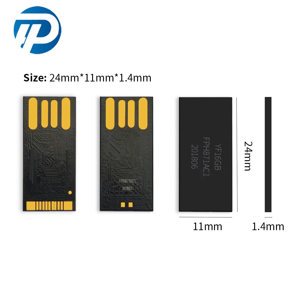 Водонепроницаемый чип UDP флэш-память 8 ГБ 16 ГБ 32 ГБ 64 ГБ USB 2,0 короткая плата U-диск полуготовый чип флэш-накопитель Фабрика оптовая продажа