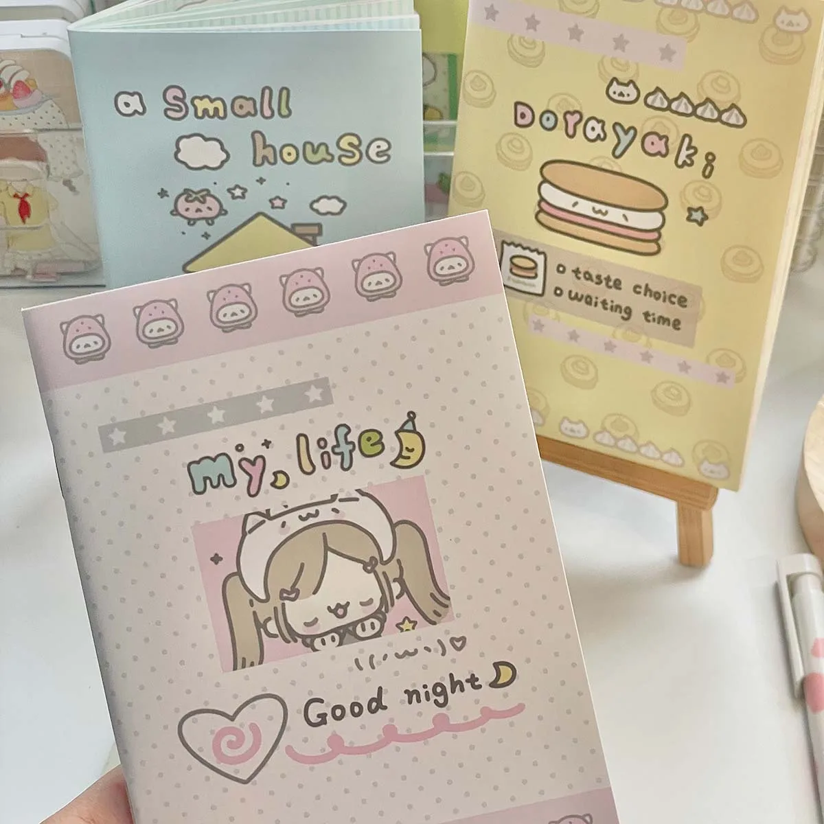 WAKAWAKA Kawaii A6 тонкий дневник-журнал 36P милые портативные заметки для заметок для искусства Diy ремесла альбом журнал-планировщик (art.: 3920cf0821078) - 3920cf0821078