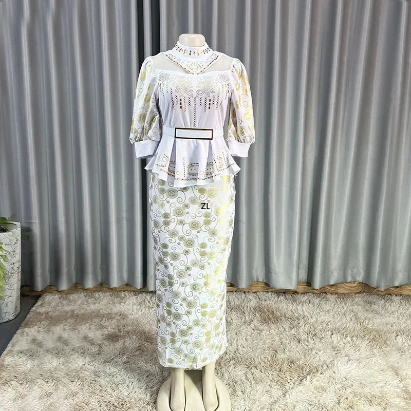 2200, длинные вечерние платья в африканском стиле для женщин, Vestido Dashiki Robe Africain Femme, одежда в Анкаре, сексуальное облегающее платье с оборками, одежда