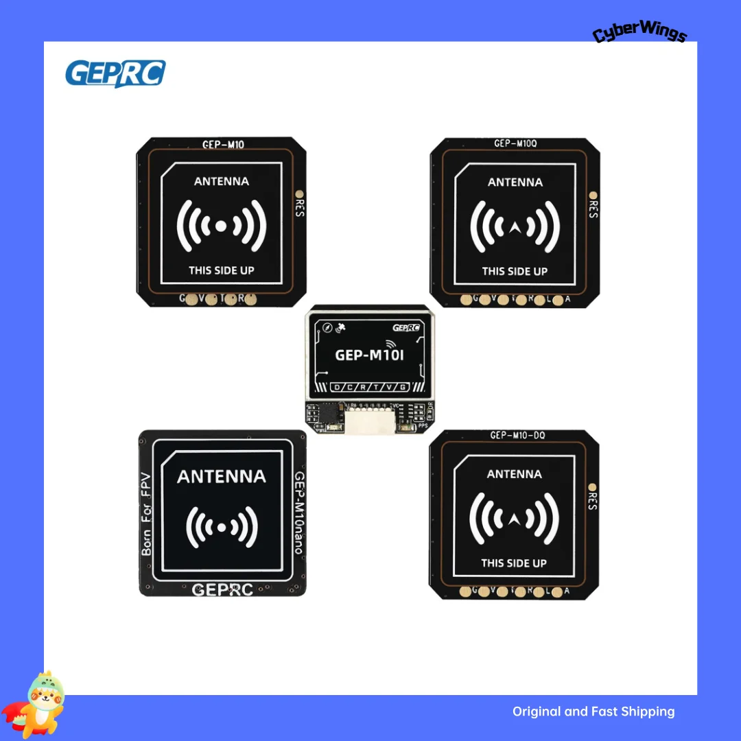 Серия GEPRC GEP-M10 GPS Встроенный флэш-чип QMC5883L Магнитометр DPS310 Точный барометр и конденсатор Фарада