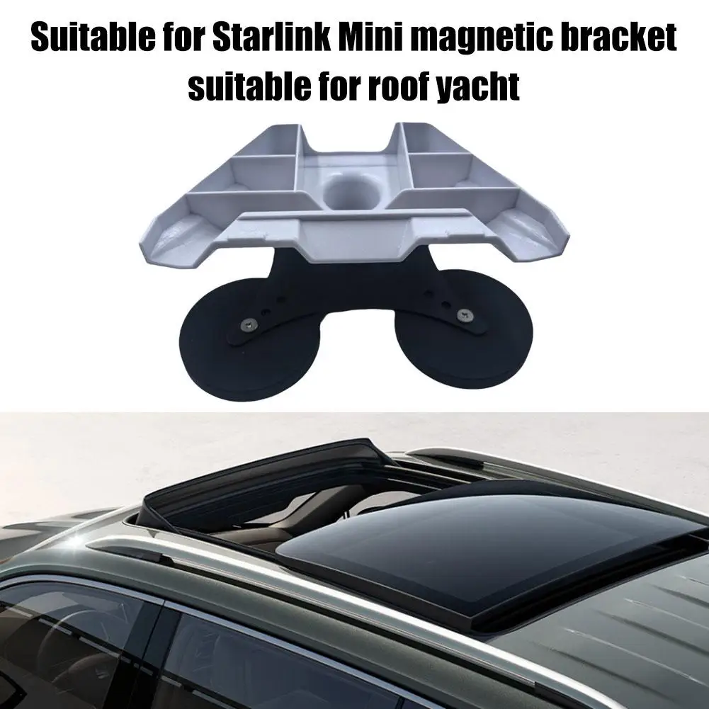 Универсальный набор магнитных кронштейнов для Starlink Mini с основанием, подходит для яхт на колесах, стабильная установка, защита от ветра и дождя O4B0 (art.: 3920cc6237180) - 3920cc6237180