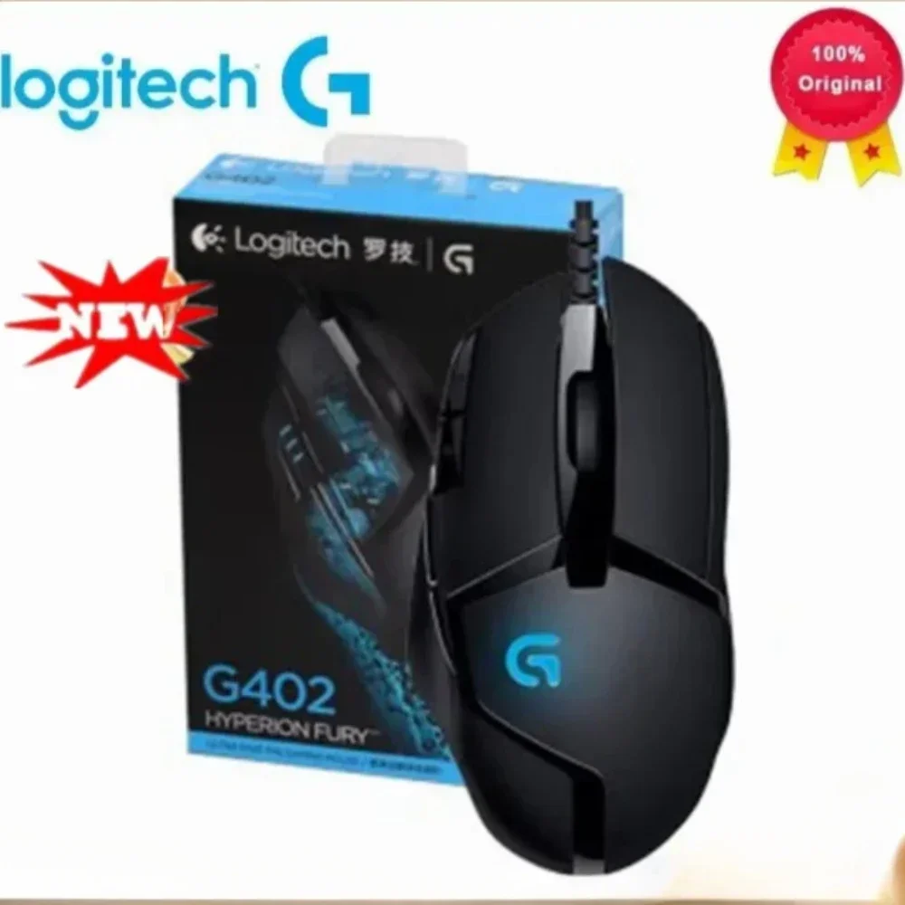 Фото Проводная игровая USB-мышь Logitech (G) G402 с дышащим светом, 4000 точек на дюйм для мыши, геймерская конкурентоспособная игровая мышь Logitech №2