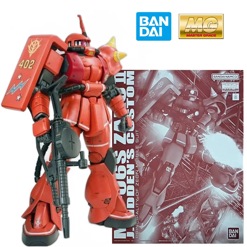 Bandai Namco PB MG 1/100 Реальная Модель Джонни риддена Zaku II 20 см аниме оригинальная экшн-сборка искусственная игрушка Коллекция подарков