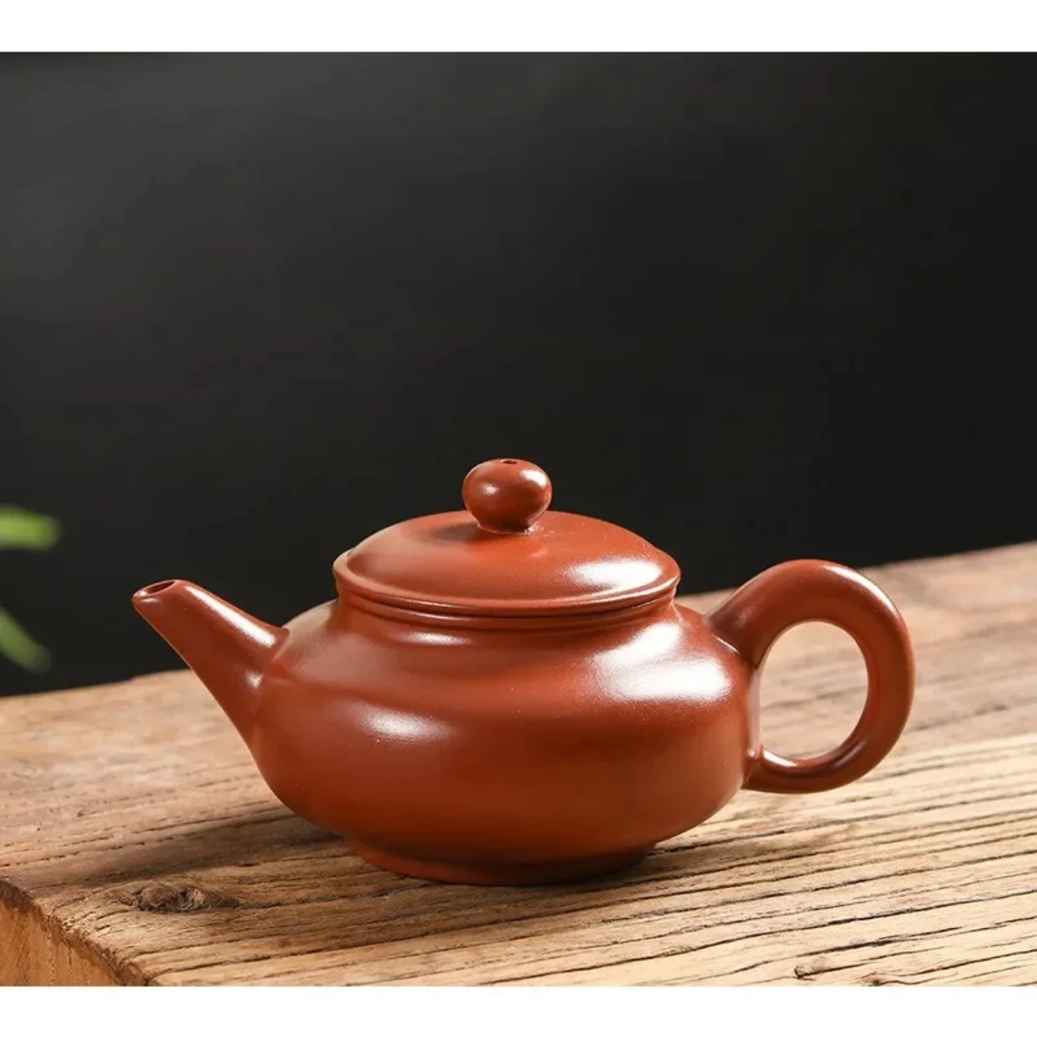 Charming Chaozhou Kung Fu Tea Set with Hand Pulled Semi Handmade Red Clay Purple Sand Pot Small Capacity Ball Hole Filtered Tea (art.: 3920cbcded336) - 3920cbcded336