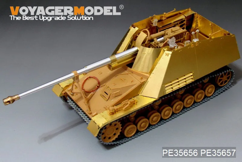Фото Модель Voyager PE35657, масштаб 1/35, немецкая Sd-карта Второй мировой войны, Kfz. 164 Nashorn любовная пластина/кранцы (для AFV AF35164) №2