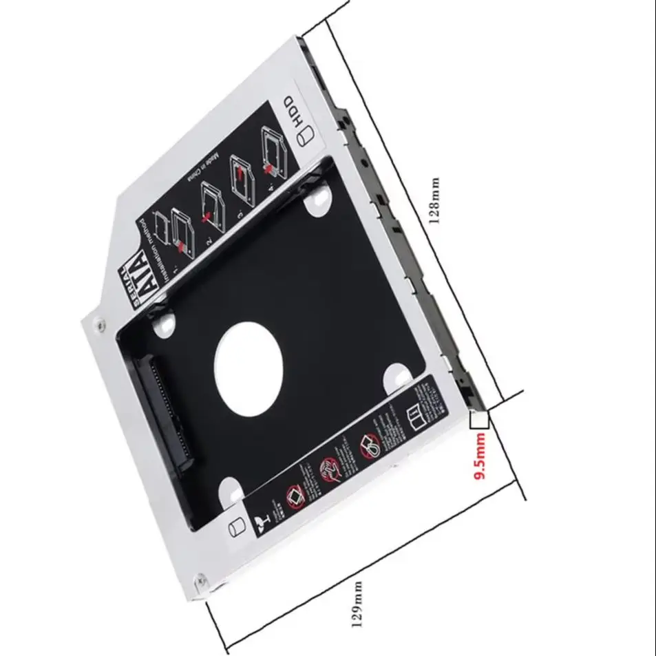 2-й жесткий диск HDD SSD корпус оптический Caddy SATA для Lenovo IdeaPad Z50-70 Z50-75 E50-70 Z70-80 Z51-70 G51-35 G50-80 G70-80