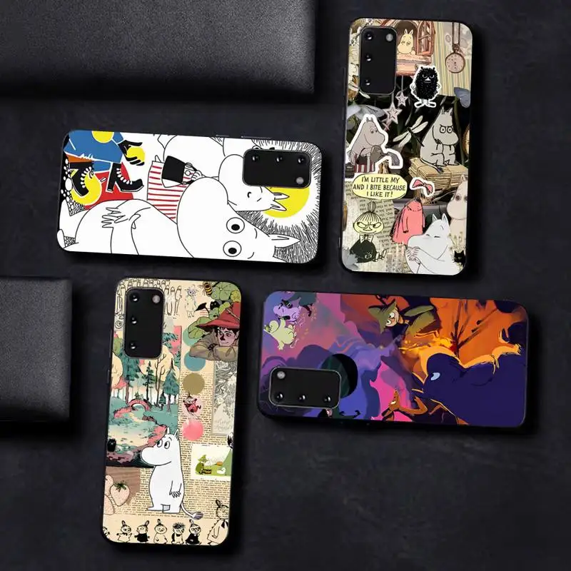Комикс M-Moomin милый хиппи чехол для телефона Samsung S 9 10 20 21 22 23 30 23plus lite Ultra FE S10lite чехлы
