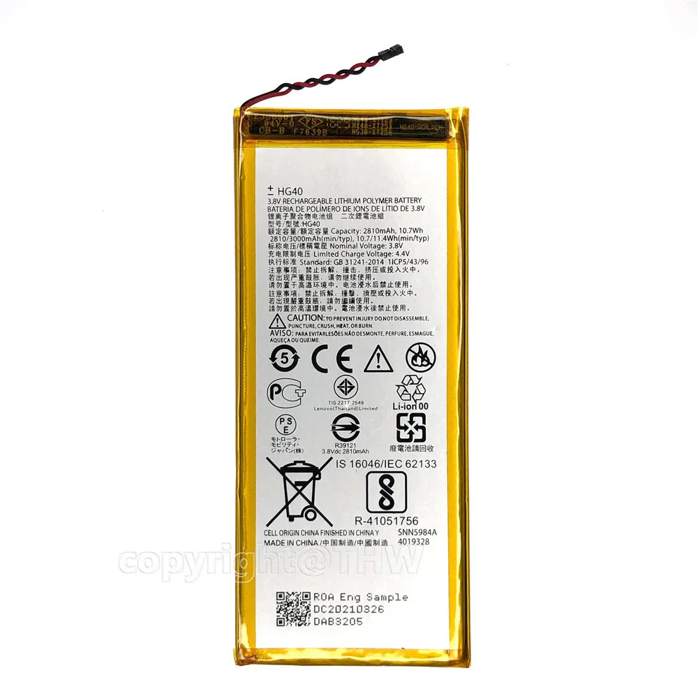 Фото Оригинальный аккумулятор HG40 для Motorola Moto G5 PLUS G5 + G5P XT1685 MXT1677 XT1687/XT1684/XT1686, аккумулятор для мобильного телефона реальной емкости №5