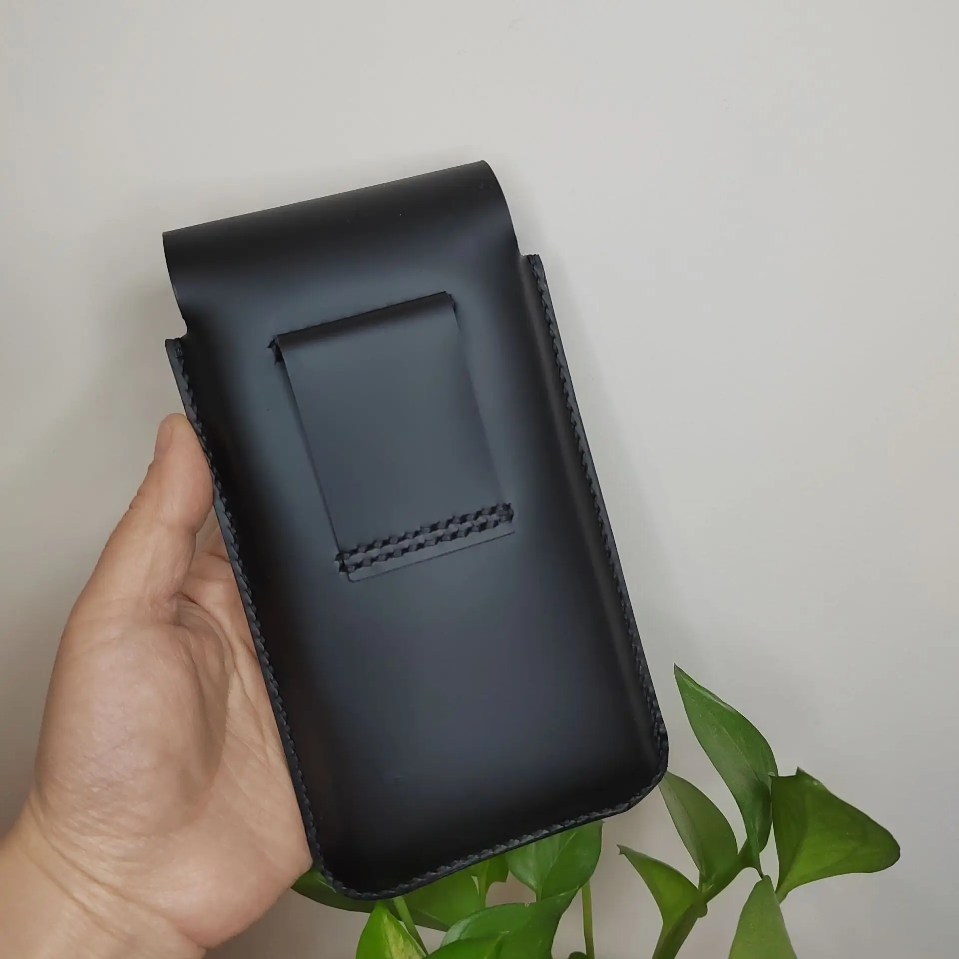Фото Для Ulefone Armor 26 Ultra Мужская поясная сумка из натуральной кожи №4