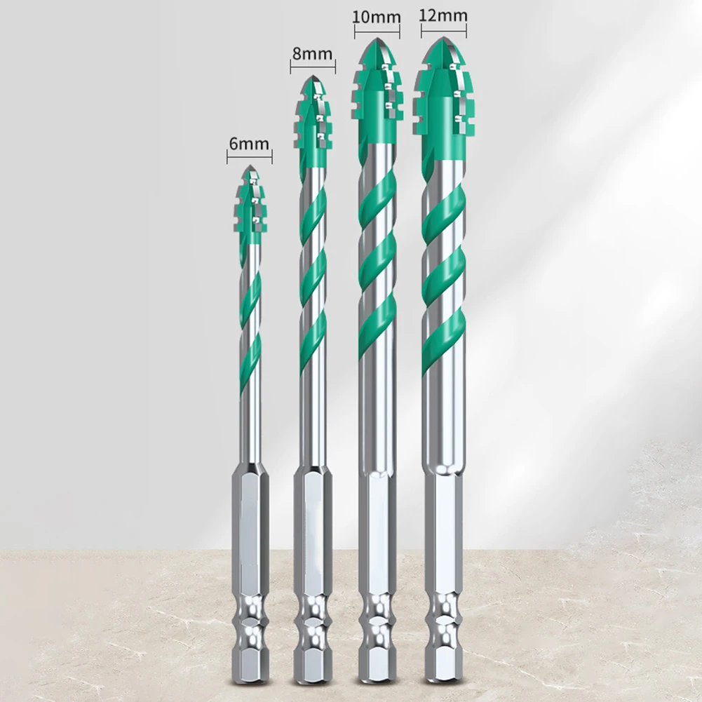 Фото Multi Size Drill Bit Set Cutter Drilling Tools Carbide Drill Bits User-Friendly Design For Glass Drilling For Tile Drilling №4
