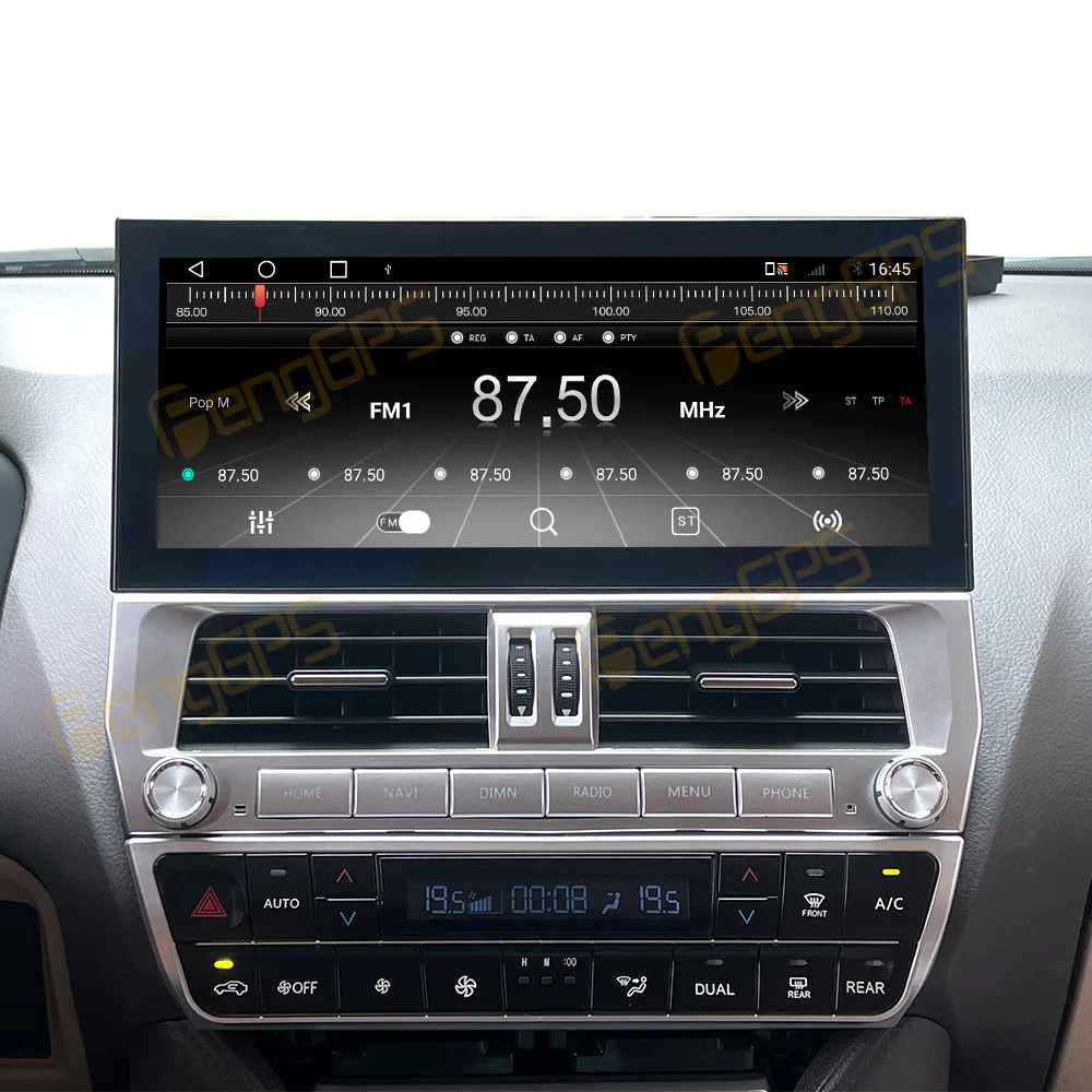 Фото 12,3 дюймовый Android 2018 для Toyota Prado 2022-2009 2022-, автомобильное стерео радио, мультимедийный плеер, GPS-навигация, головное устройство №2