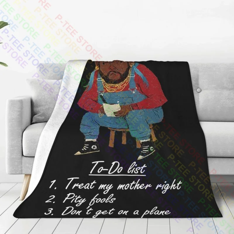 Ba To Do List The A Murdock Mr B Team Hannibal Baracus одеяло для дома на диван искусственный мех